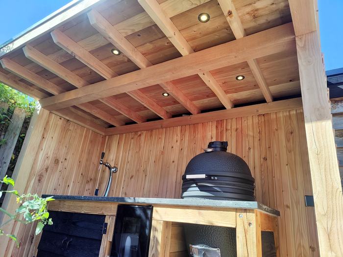 Plafond met inbouwspots